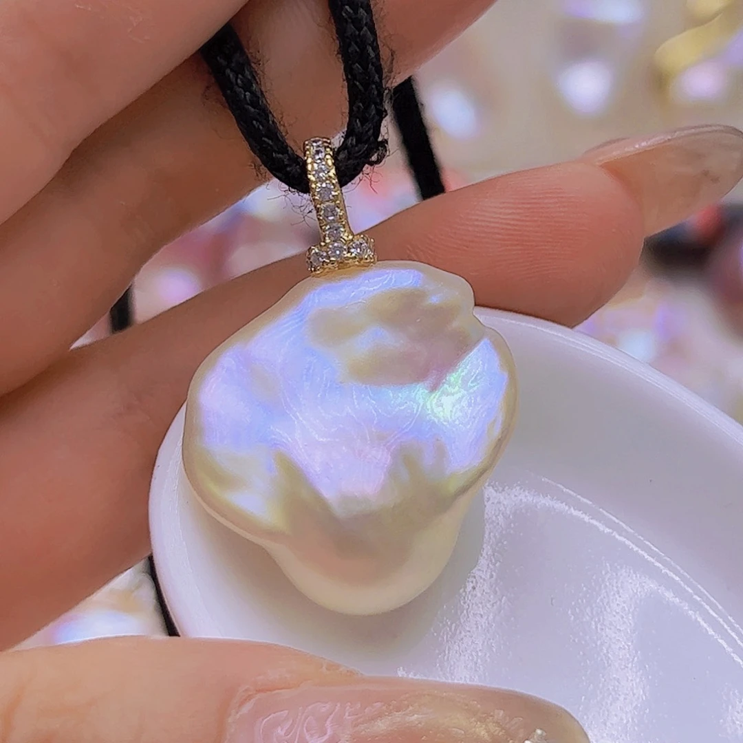 娇***m淡水珍珠未镶嵌颈饰