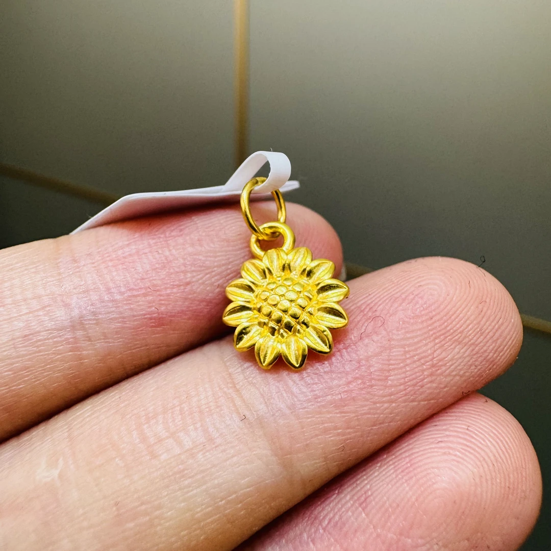 【莹莹专享】足金999 太阳花ZP   0.25纳金添喜