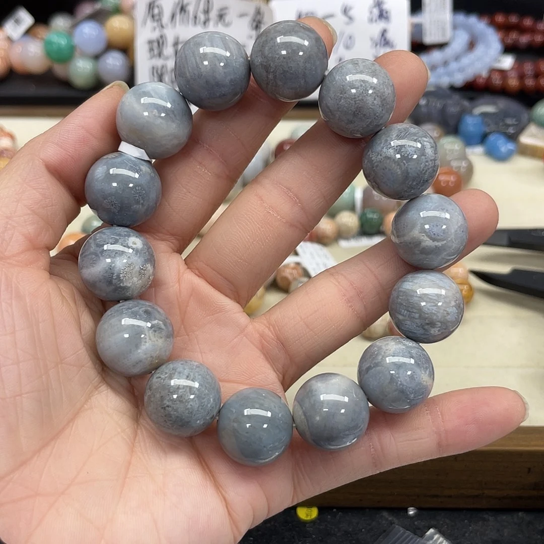 未镶嵌手串硅化珊瑚（珊瑚玉）地*海083