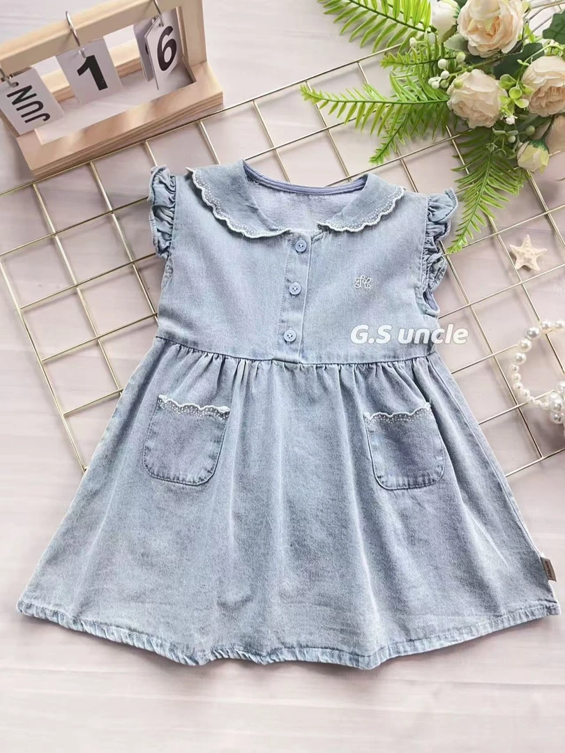 【雾蓝絮语】H25183女童连衣裙夏季新品公主裙宝宝夏装千金风女夏季