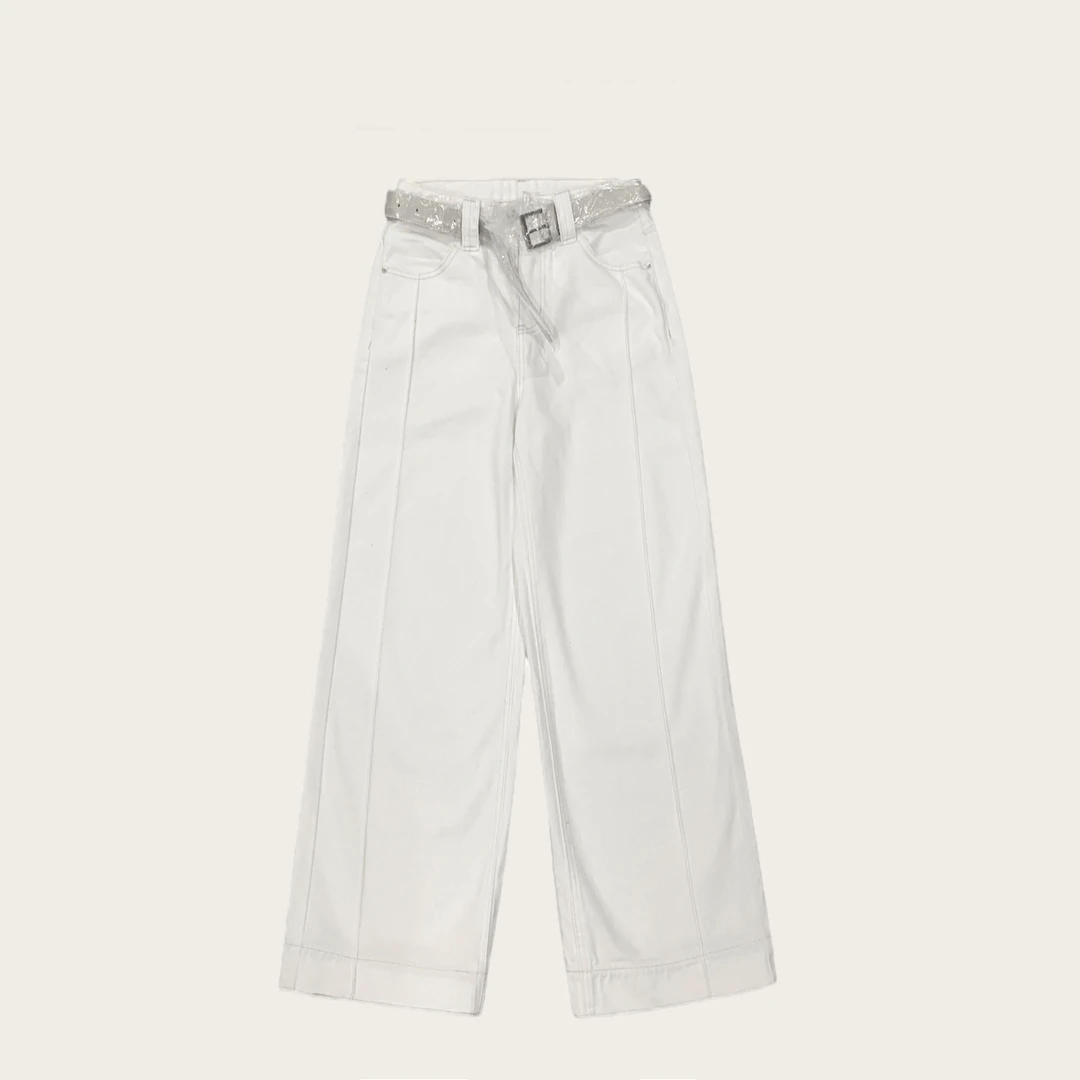 现货清牛仔裤配腰带