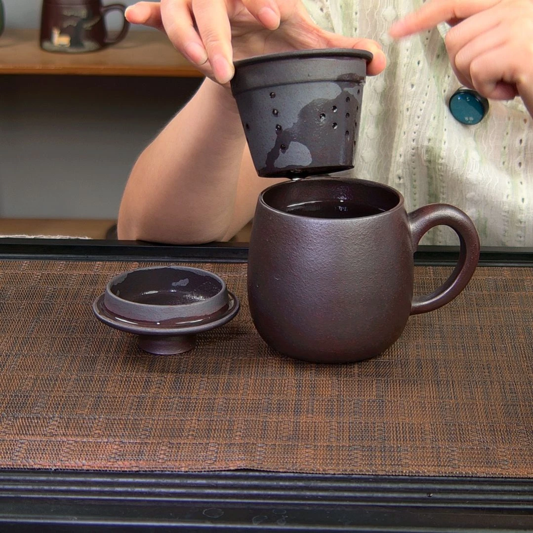 茶杯紫砂高货放漏