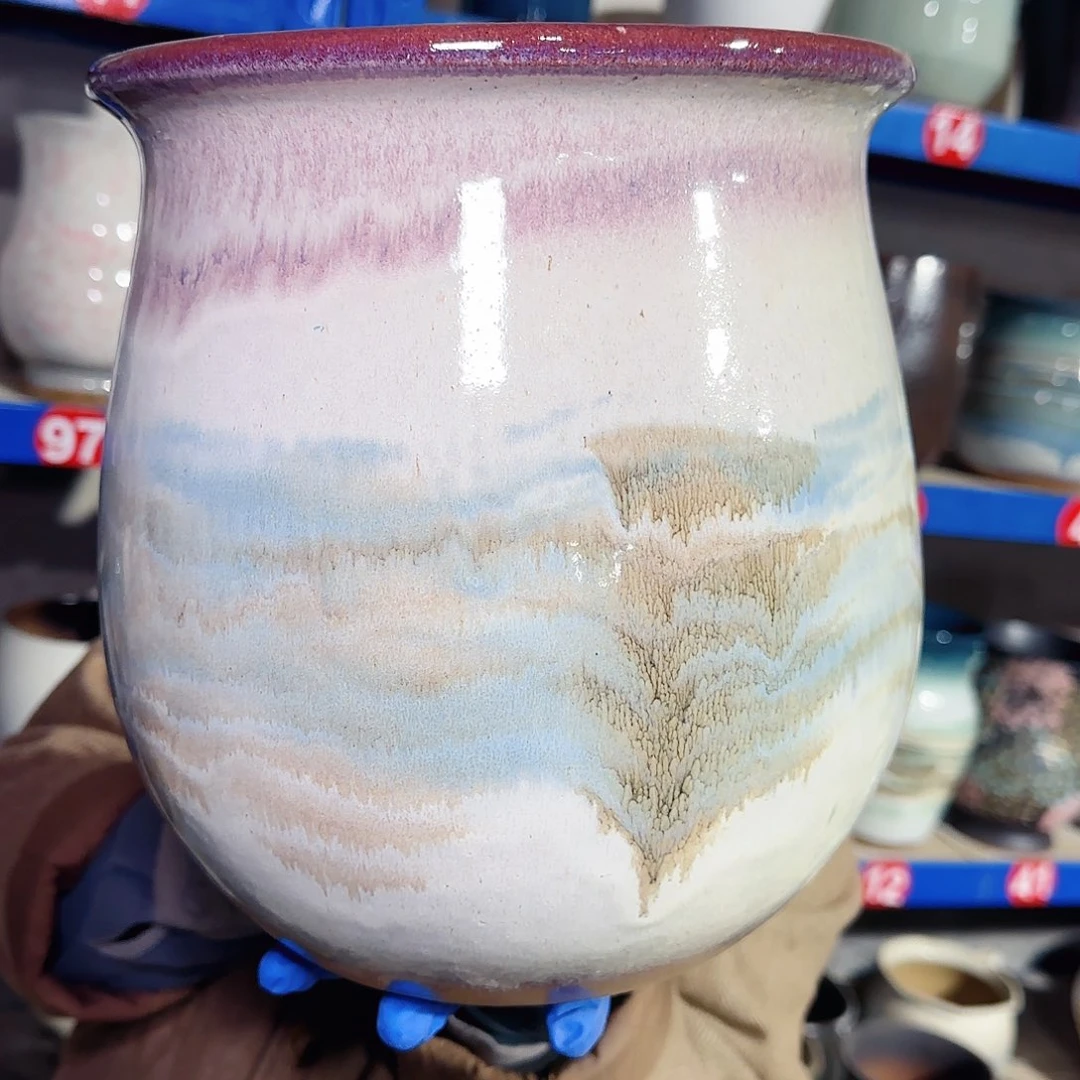 花盆紫砂高25口22