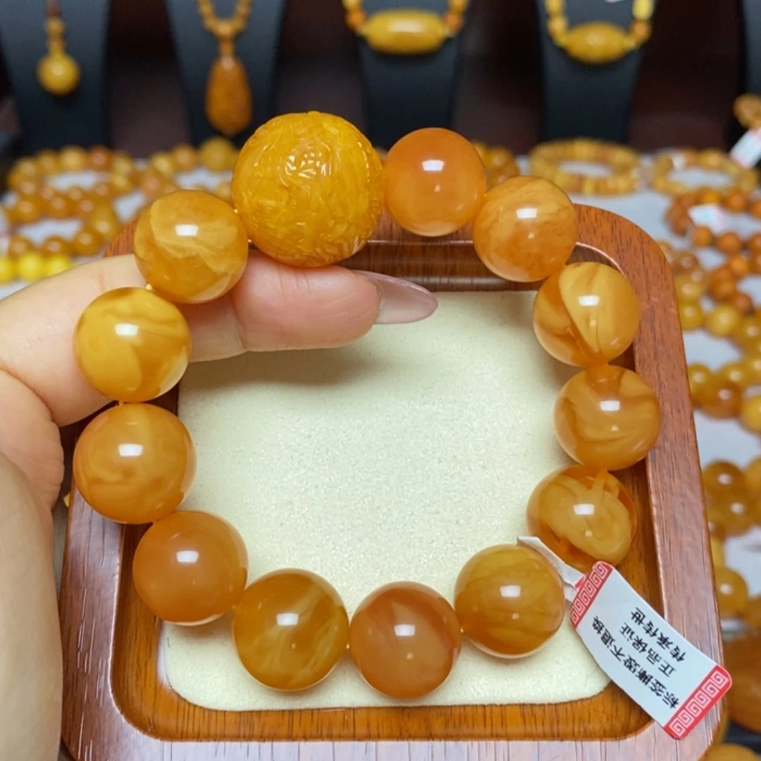 【闪购商品】未镶嵌蜜蜡手链手串