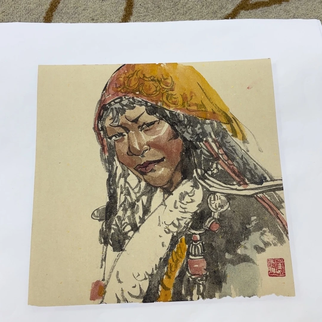 国画焦禄明老师作品刘