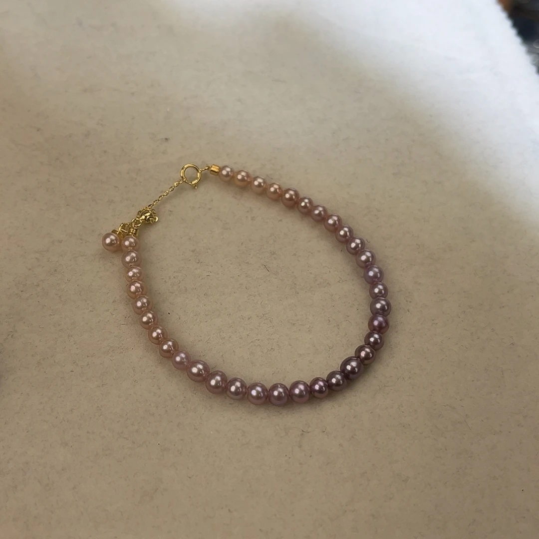 手绳淡水珍珠银S925镶嵌