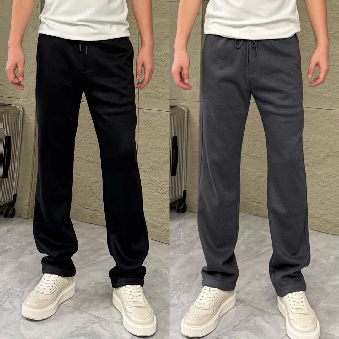 【裤子新品】99266男士轻奢'羊毛混纺'舒适直筒休闲裤