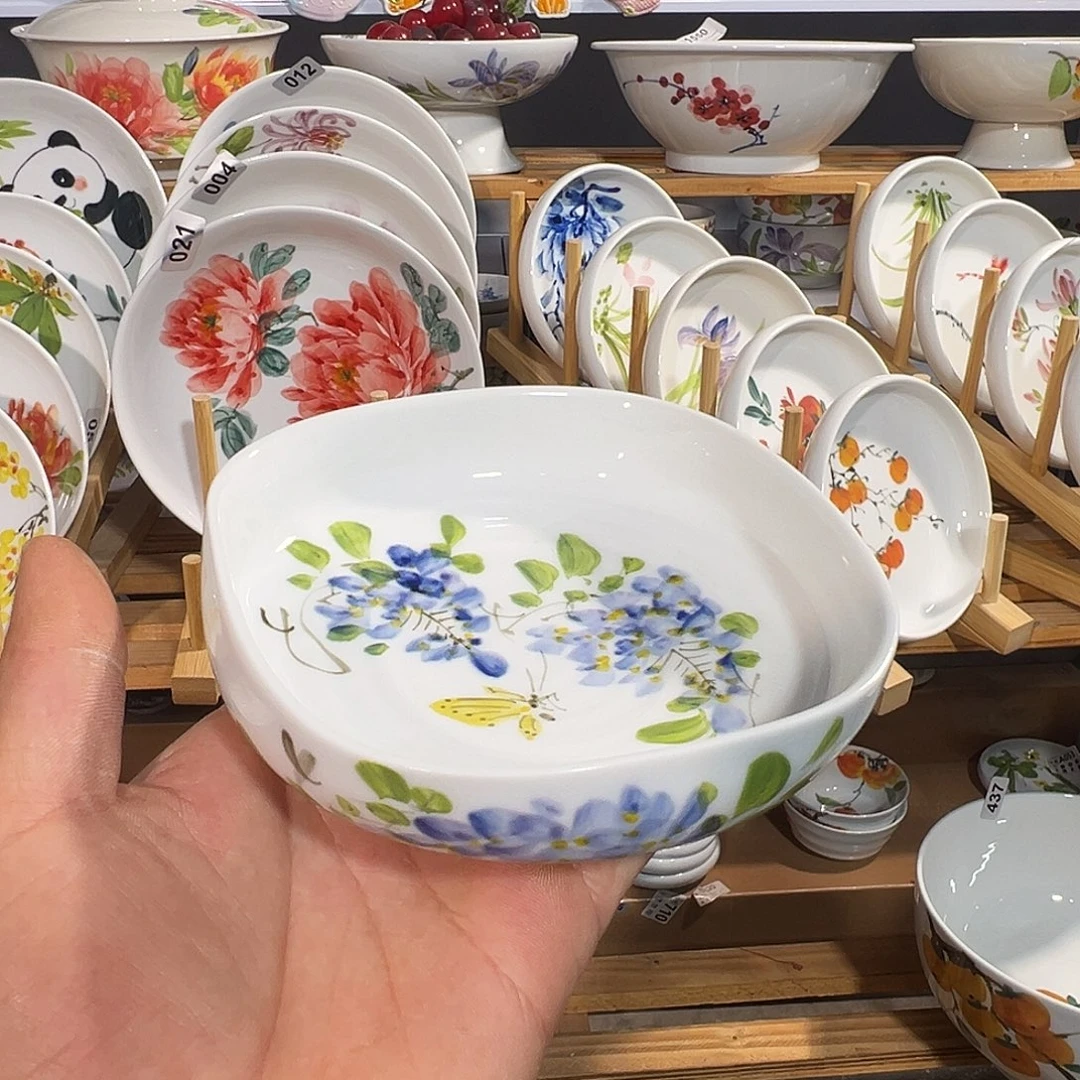 陶瓷景德镇手绘陶瓷5.5寸盘