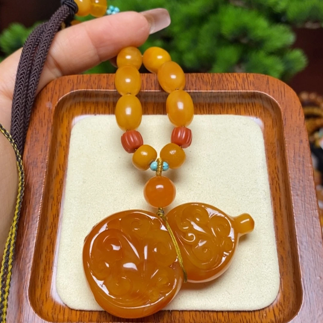 【闪购商品】蜜蜡颈饰未镶嵌项链