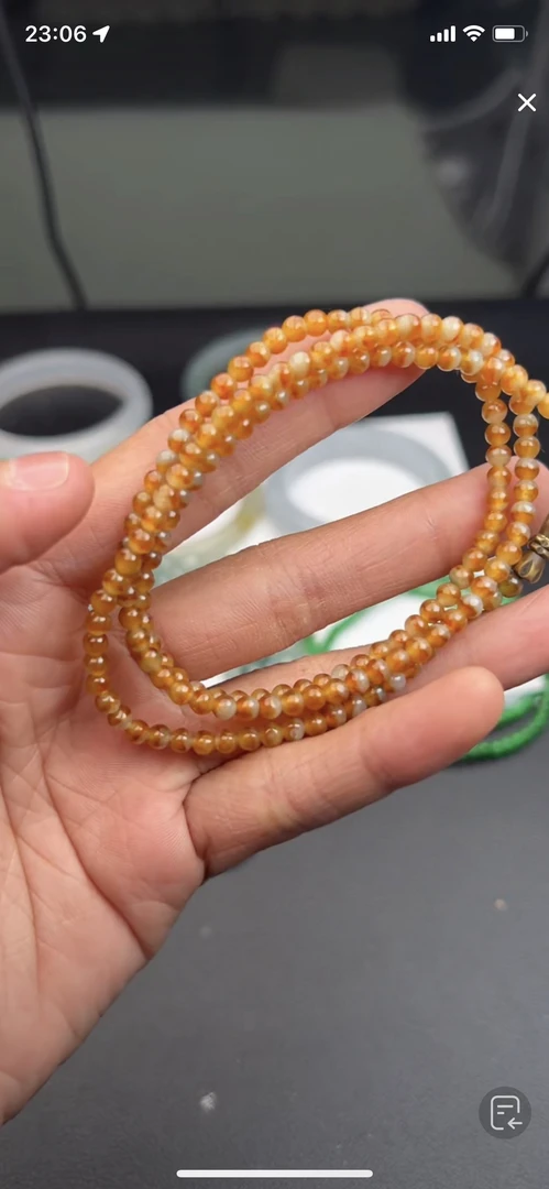 缅甸天然A货翡翠 珠子