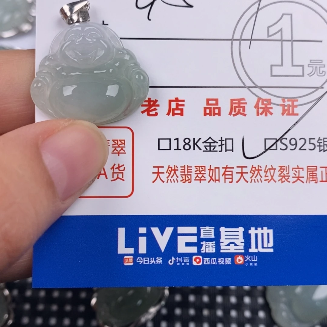 翡翠银S925镶嵌颈饰