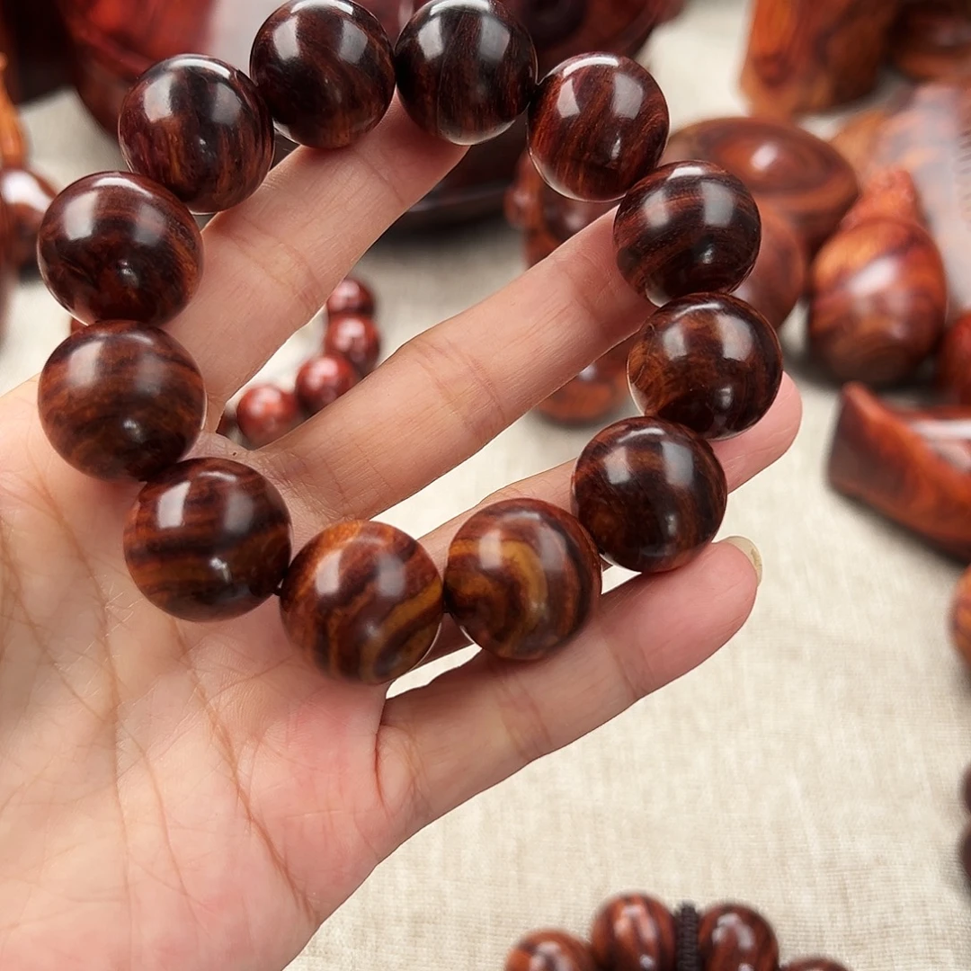 水***空手串/手链黄花梨/降香黄檀