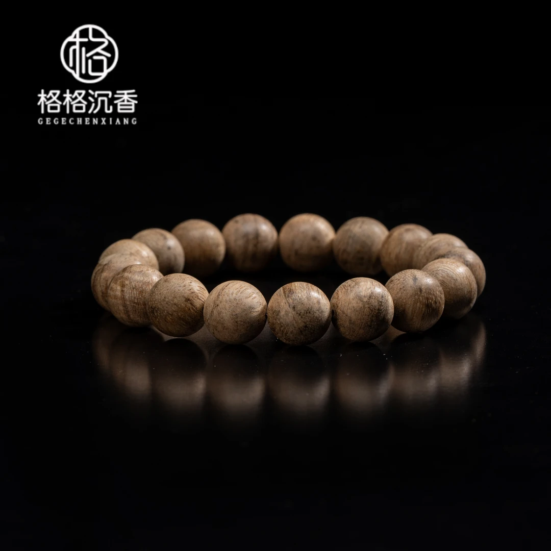 沉香【有钱也难买】越南芽庄风化都蓬12mm+单圈沉香手串02022397