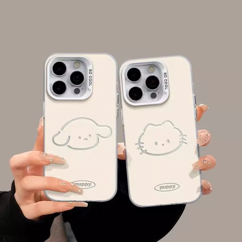 适用苹果16promax手机壳创意13promax彩银15pro保护套简17promax