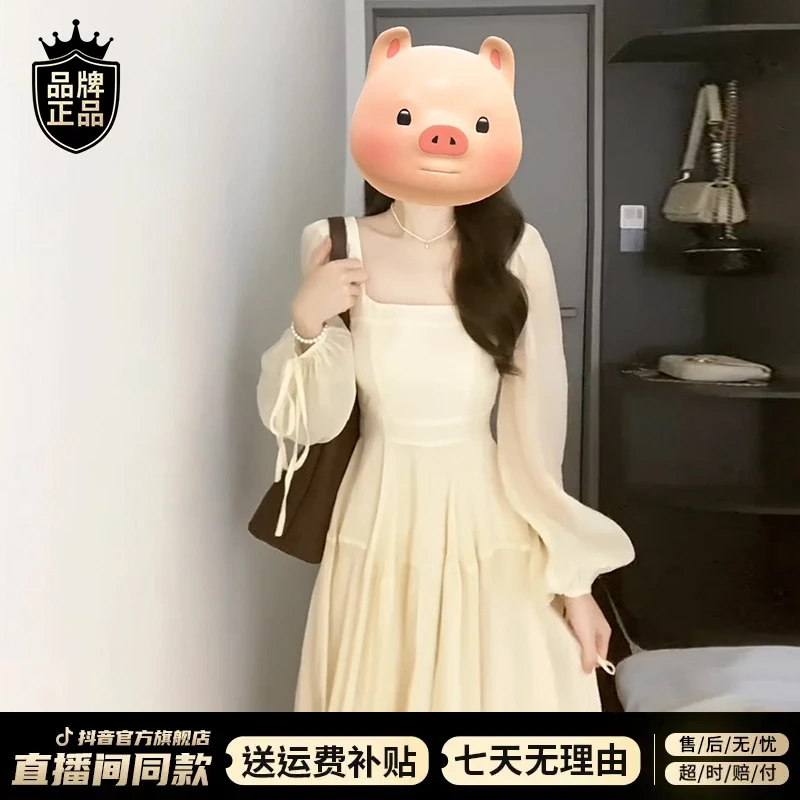 夏天轻奢洋气出街衣服高贵系连衣裙子女爆款2025夏新款高级感长裙