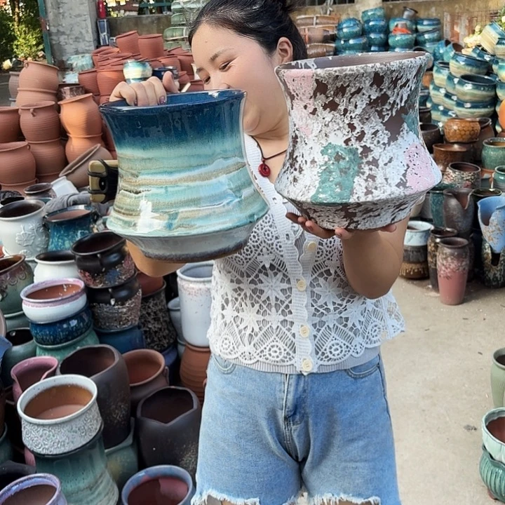 口20高22两个盆子。