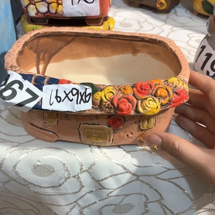 多肉花盆满15包邮