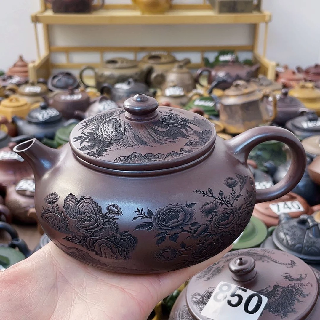 茶壶紫砂扭**坤紫砂微瑕
