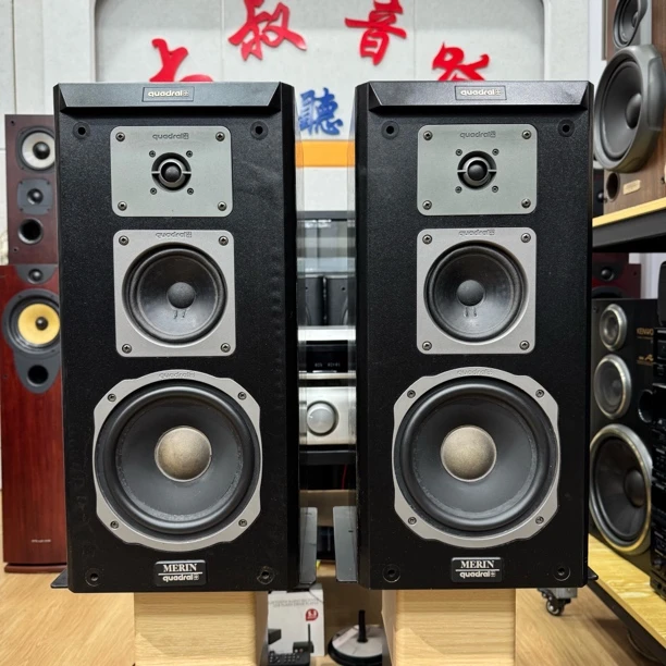 8新 音有 德国德宝MkⅢ书架3分频音箱一对，正常使用运费自理