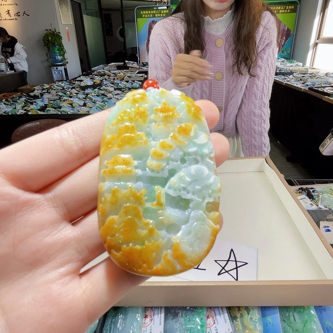 颈饰未镶嵌翡翠翡翠