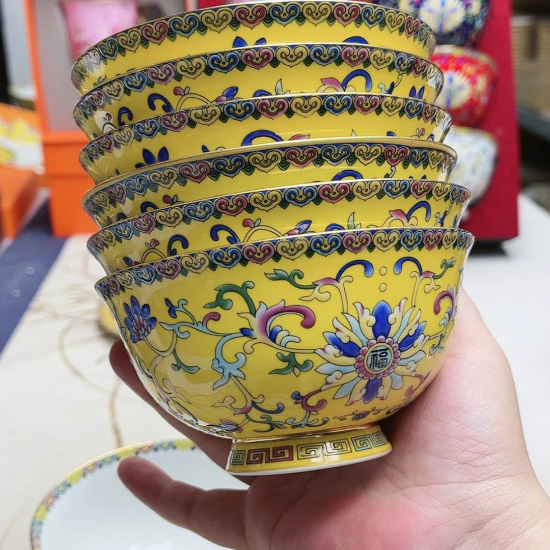 【闪购商品】珐琅4.5英寸6黄。。。。