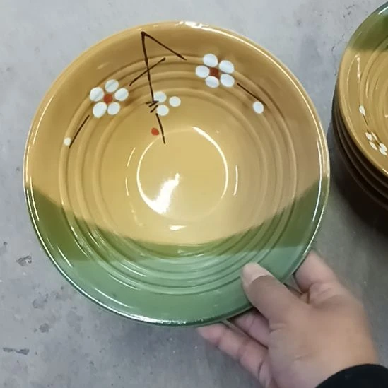 盘瓷器微瑕口径19两只装