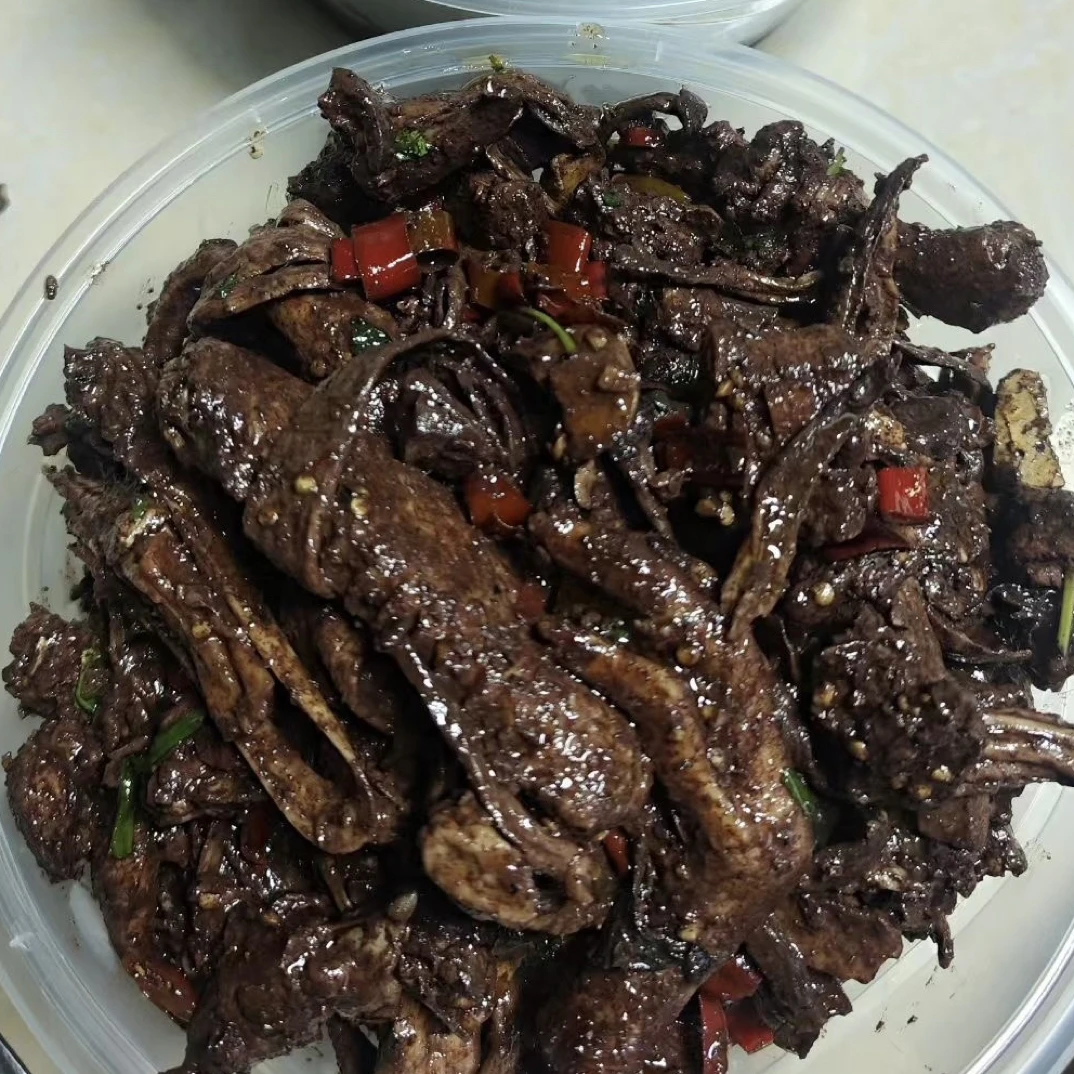 全州醋血鸭4斤左右酸辣椒配菜顺丰快递包邮