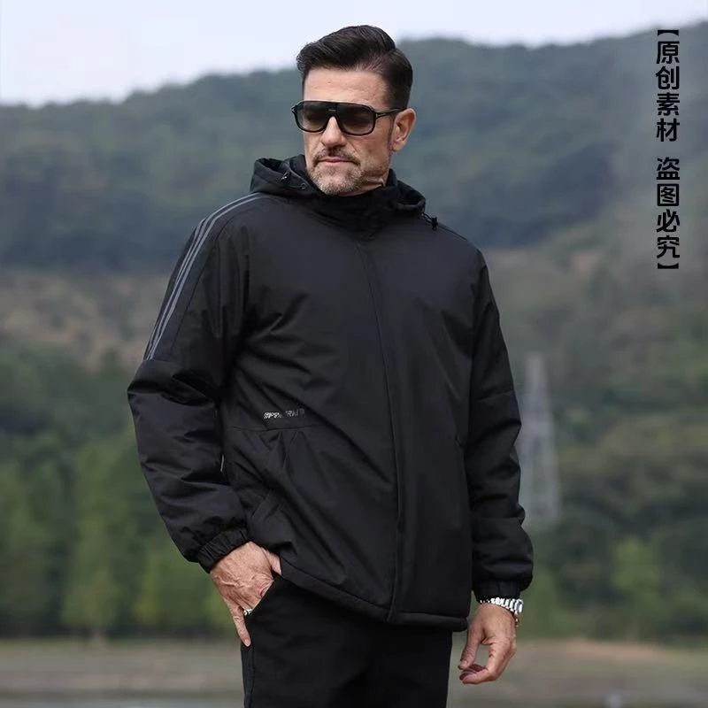 Jack Wortblkm-878-男女冬季加绒加厚保暖户外帽子可拆休闲棉服