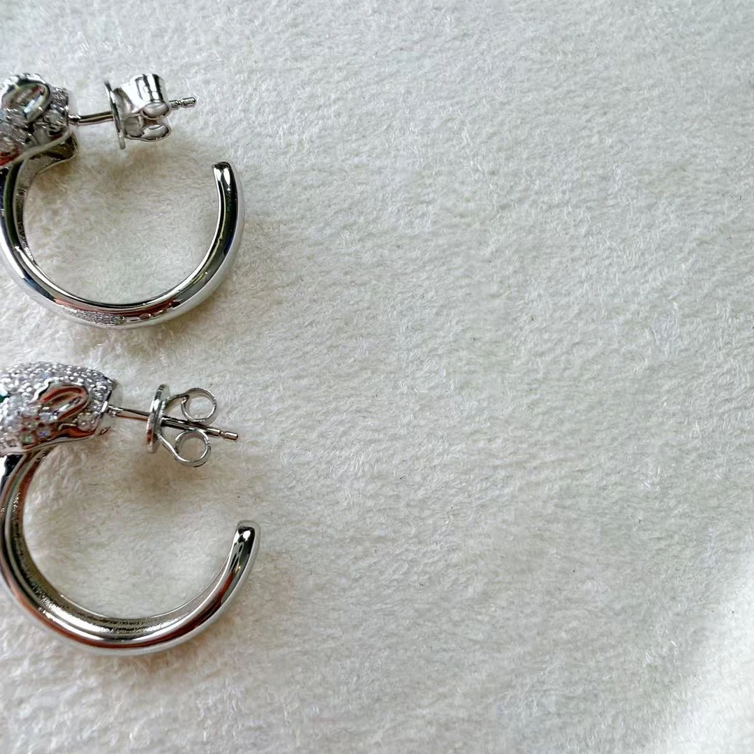 925银合成锆石耳饰 【AG•饰品】耳环AG01832