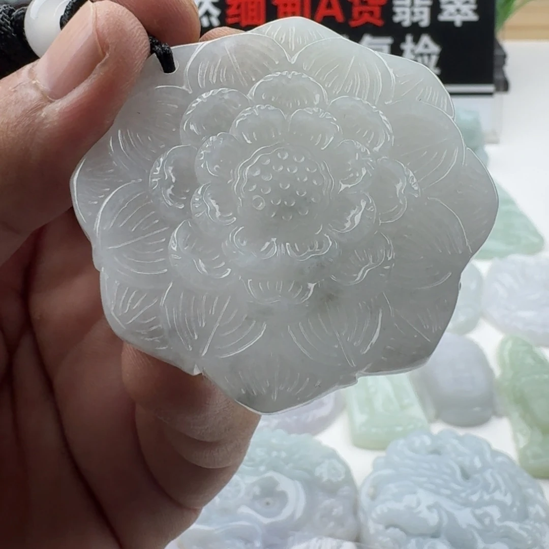 颈饰未镶嵌翡翠天然缅甸A货翡翠