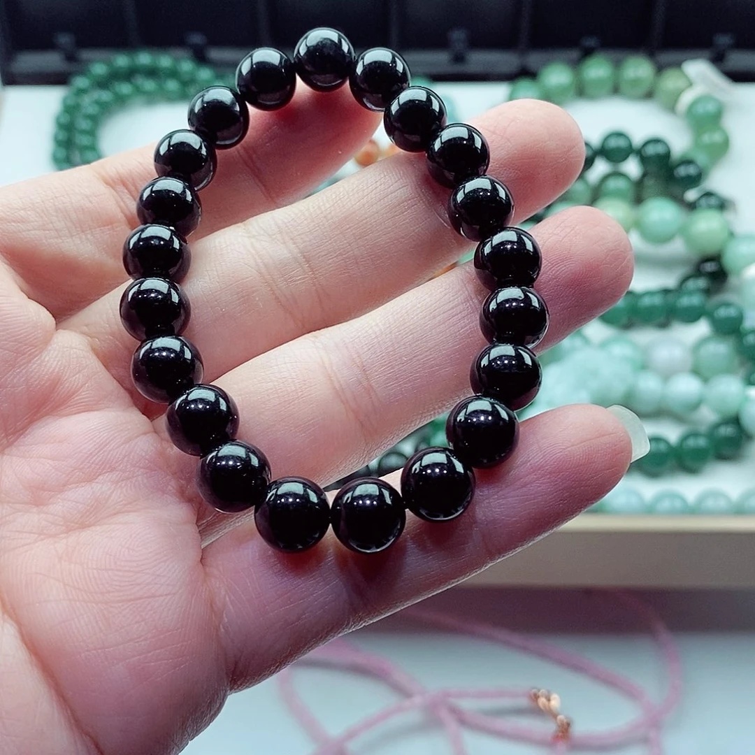 翡翠未镶嵌毛衣链