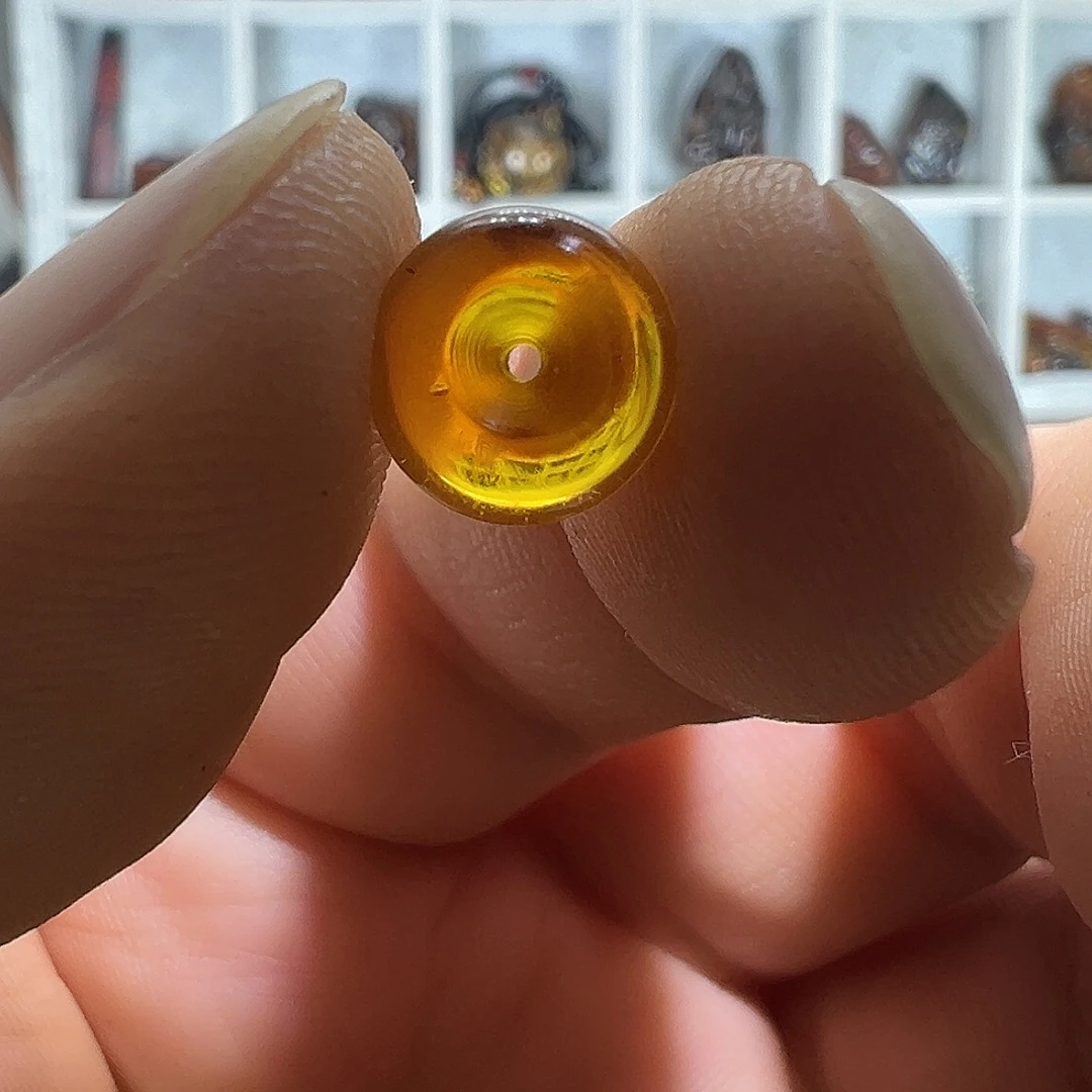 琥珀未镶嵌吊坠(不含链)抚顺琥珀平安扣