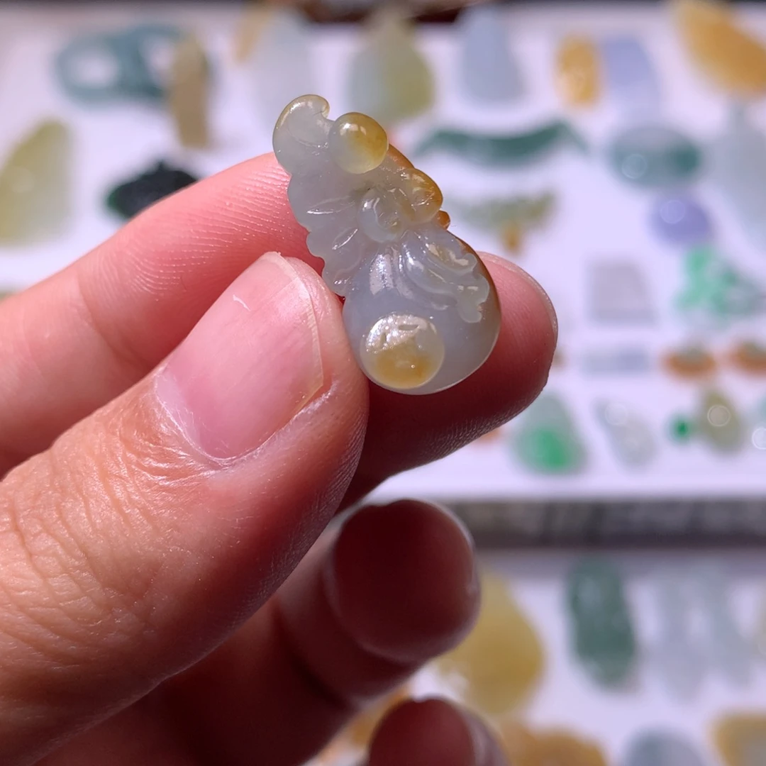 未镶嵌定制翡翠钱袋