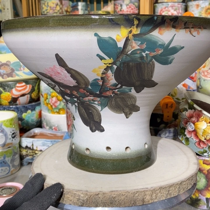 红陶景德镇艺术手绘作品