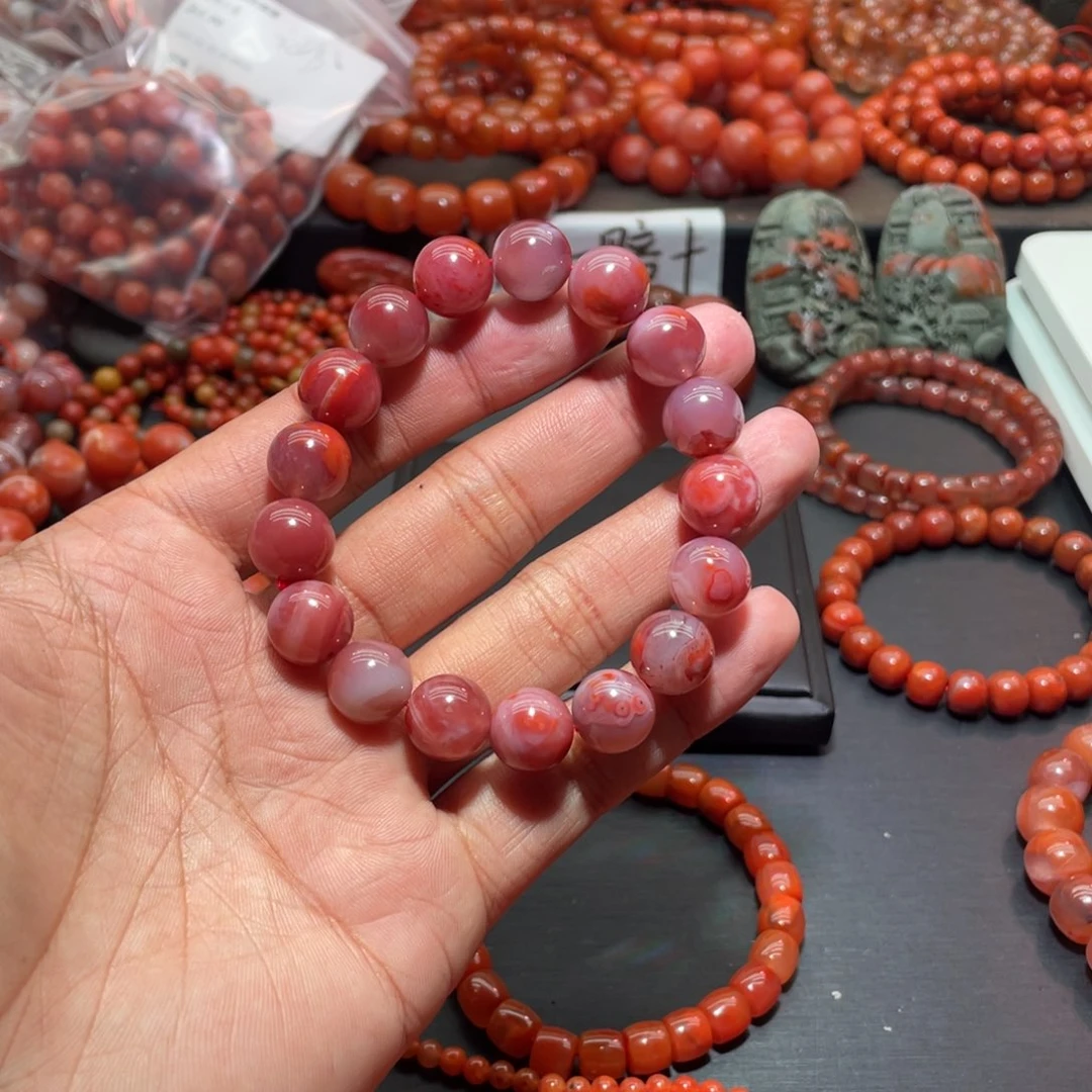 南红玛瑙手链未镶嵌、****