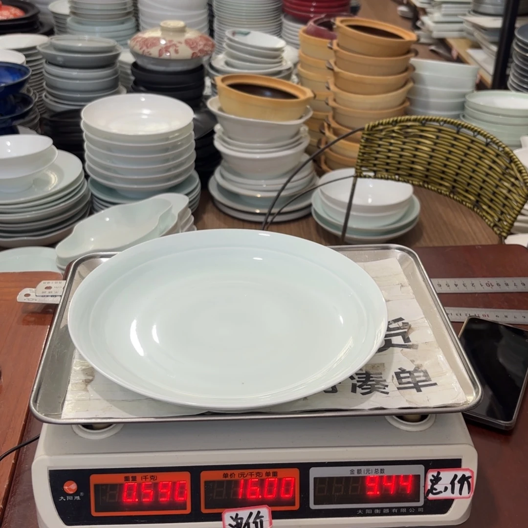 白瓷景德镇高温酒店陶瓷21两只