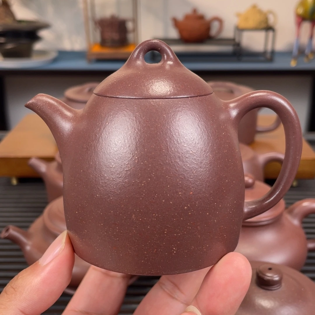 茶壶紫砂底槽青秦权200cc