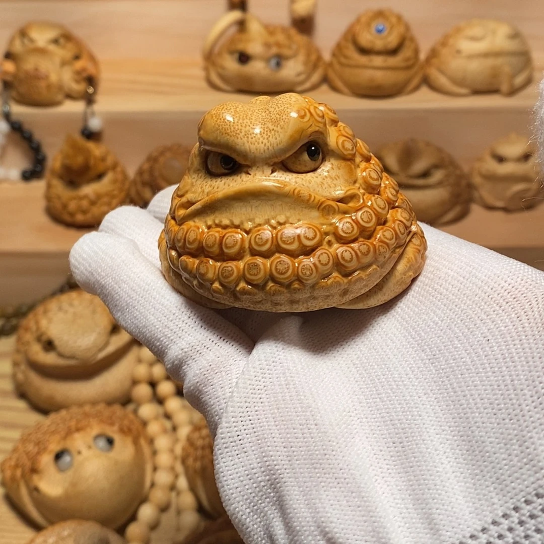 火***水香榧木竹根雕———-