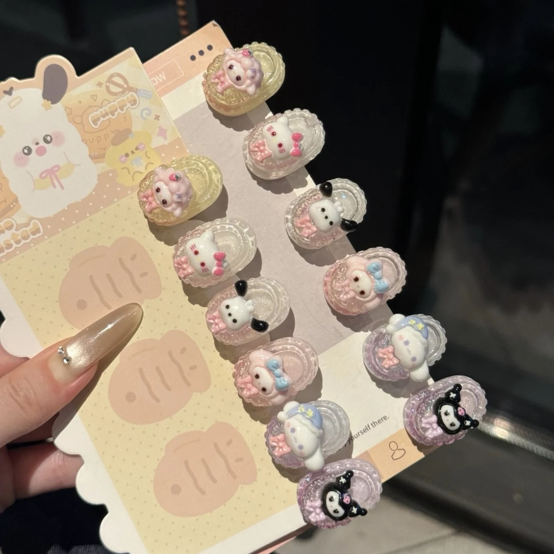 可爱三丽鸥拖鞋发夹超萌卡通百搭碎发鸭嘴夹趣味ins风日系刘海夹