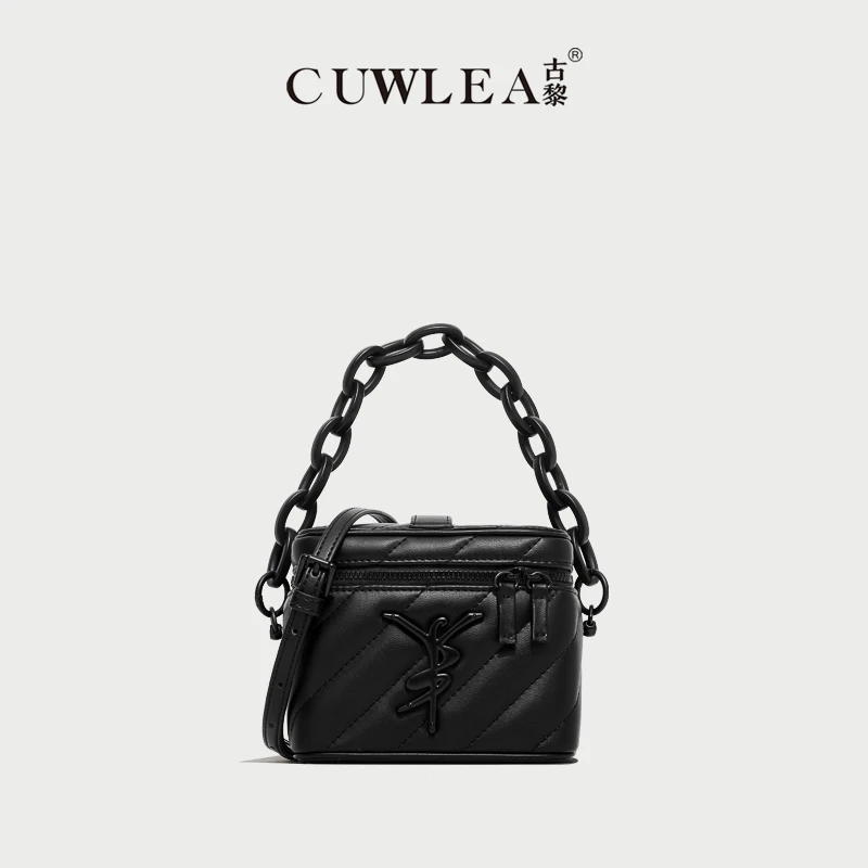 【CUWLEA/古黎】2025年新款百搭单肩斜挎手拎包GL-9151