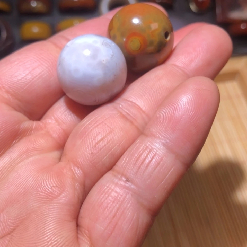 【闪购商品】玛瑙/玉髓战国红单珠未镶嵌孤*༻