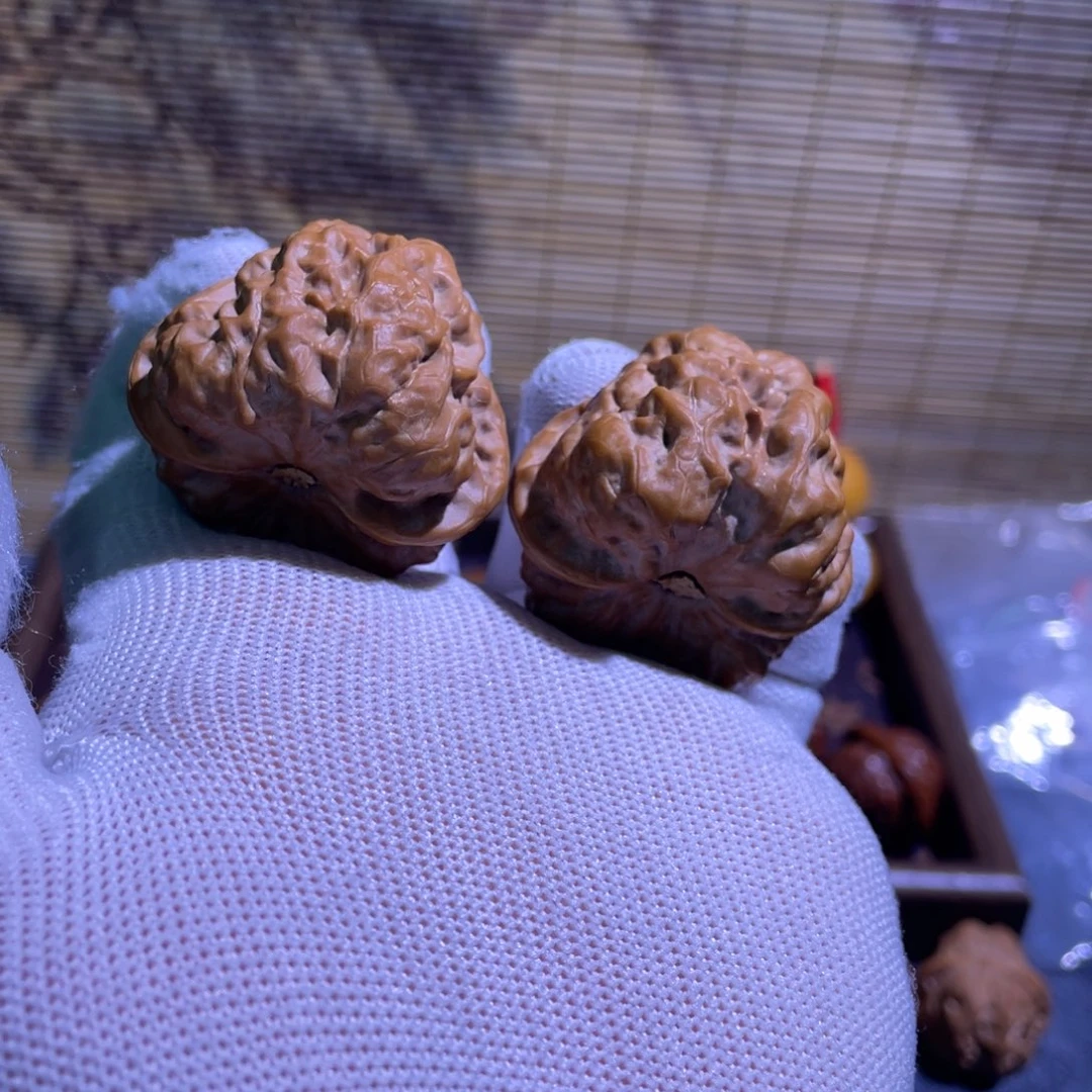 老***饭把件文玩核桃蛤蟆