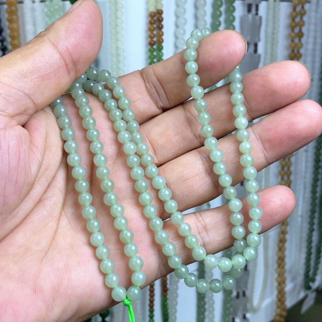 颈饰未镶嵌和田玉5mm