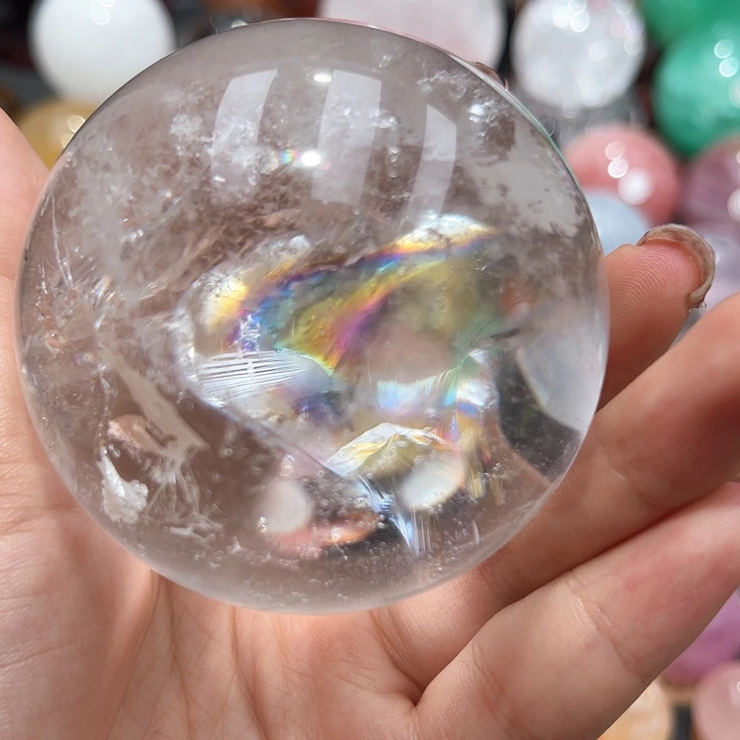 水晶未镶嵌珠宝半成品微瑕6.6