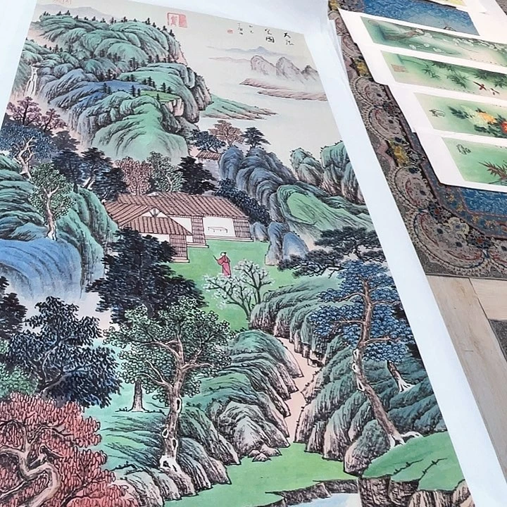 国画书画描金拓染金石传拓手写