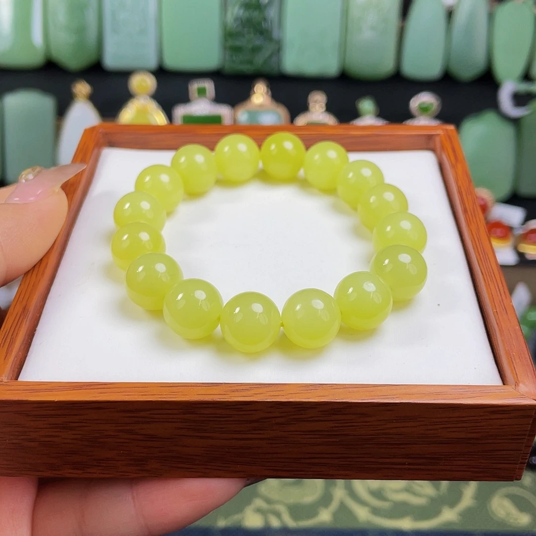 未镶嵌手串和田玉·黄口手串