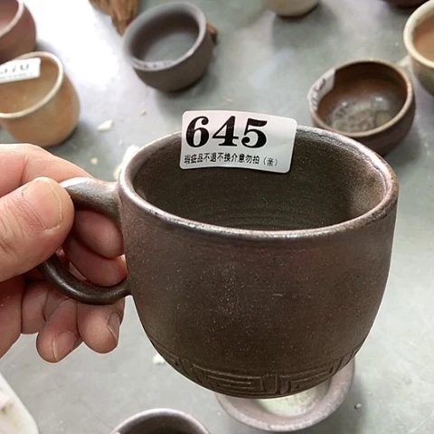 柴烧宝瓶杯子大放漏