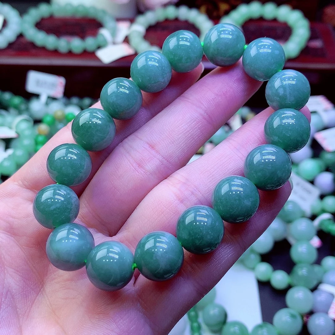 翡翠未镶嵌毛衣链