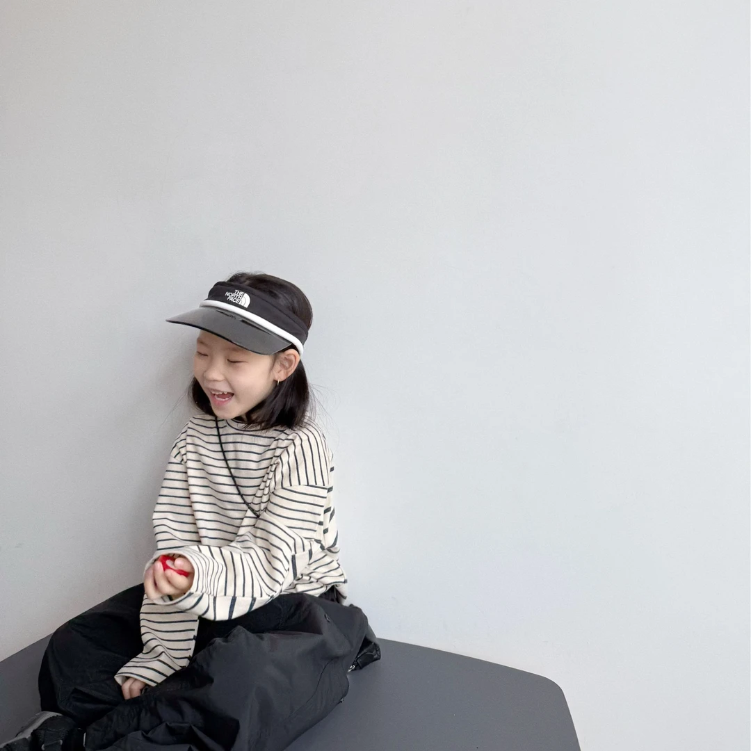 miniwhy亲子童装 | 棉+木棉 粗细条纹拼接 绵软亲肤长袖T恤"25春