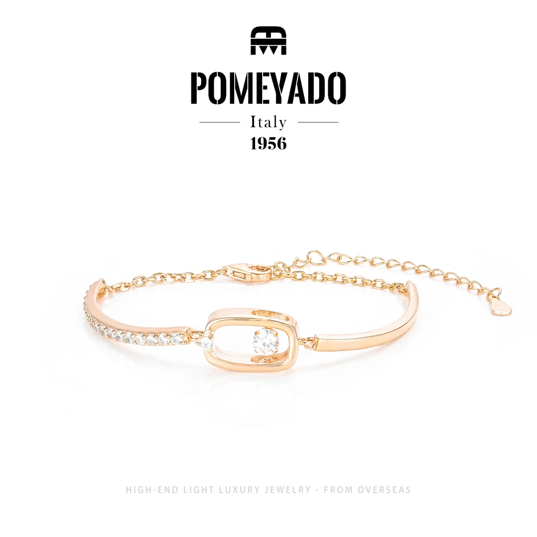 925银莫桑石手链 【余辉序幕】Pomeyado设计师款轻奢手链F4386